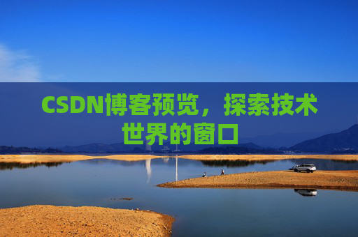 CSDN博客预览，探索技术世界的窗口